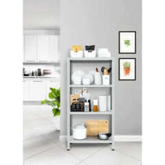 Стеллаж металлический Ульт_Everest Lite-30-30/75/150-4 (RAL 7035) - фото 6