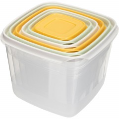 Набор конт.Для продуктов clever 6шт 0,12л+0,25л+0,45л+0,75л+1,2л+2,0л