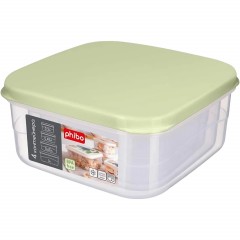 Набор контейнеров для продуктов 4шт. 0,3л+0,45л+0,65л+1л (зеленый)