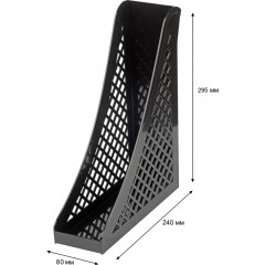 Лоток вертикальный Attache 80мм черный - фото 3