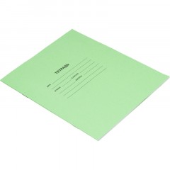 Тетрадь в зеленом офсете  12 л., крупная клетка, штука,100% белизна - фото 4