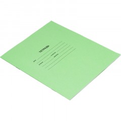 Тетрадь в зеленом офсете 12л., линия, штука, внутр.блок 100% белизна - фото 4
