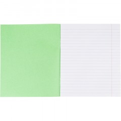 Тетрадь в зеленом офсете 12л., линия, штука, внутр.блок 100% белизна - фото 5
