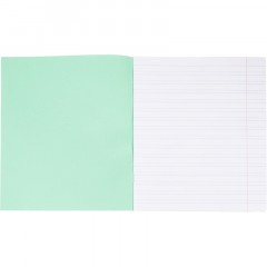 Тетрадь в зеленом офсете  12 л., узкая линия, штука,100% белизна - фото 5