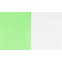 Тетрадь в зеленом офсете 12 л., косая линия уп. по 20 шт.,100% белизна - фото 4