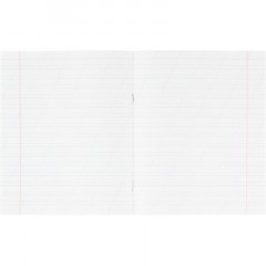 Тетрадь в зеленом офсете 12 л., косая линия уп. по 20 шт.,100% белизна - фото 5