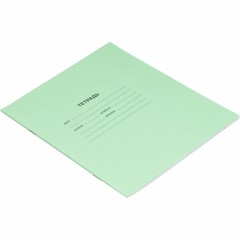 Тетрадь в зеленом офсете 18л, линия  уп. по 20 шт./запайка,100% белизна - фото 5