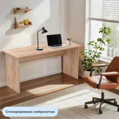 Стол письменный Easy LT Оптима 1550х590х740 Дуб крафт золотой - фото 2
