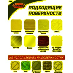 Застежки самоклеящиеся Command для картин, средние, 6 пар (17201-3PK-2) - фото 11