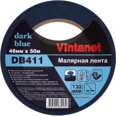 Клейкая лента малярная для большинства поверхностей Vintanet DB411,48ммх50м Клейкая лента малярная для большинства поверхностей Vintanet DB411,48ммх50м - фото 4