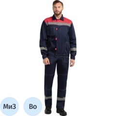 Костюм лет муж (куртка, пк) л20 син/крас 80-84/158-164 (Арсенал-СП)
