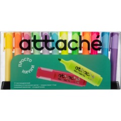 Набор текстовыделителей Attache на подставке 12 цветов - фото 6