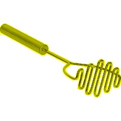 Картофелемялка  25см, нерж.сталь VSM10