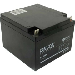 Батарея для ИБП Delta DT 1226 12В/26. болт М6(167x175x126мм) - фото 4