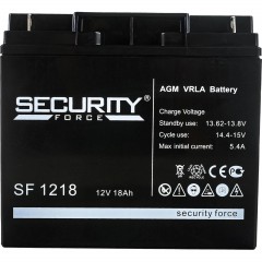 Батарея для ИБП Security Force SF 1218 12В/18, болт М5 (182x76x167мм) - фото 2