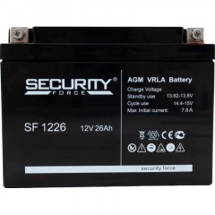 Батарея для ИБП Security Force SF 1226 12В/26, болт М6 (166x175x126мм) - фото 2