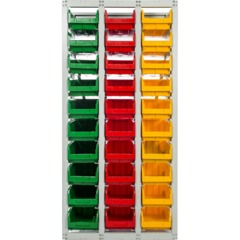 Стеллаж металлический с направляющими стационарн СтеллаТ CP-3 (1 осн+2 доп) - фото 2