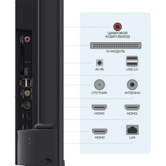 Телевизор Триколор H55UC2, SMART TV, 55, Ultra HD, 4K, голос, черный - фото 4