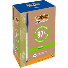 Ручка шариковая неавтомат. BIC Round Stic ECO тл 0,32мм синяя 8932403 Ручка шариковая неавтомат. BIC Round Stic ECO тл 0,32мм синяя 8932403 - фото 4