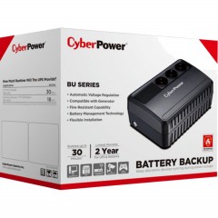 ИБП CyberPower BU725E, Лин.-инт., 725Ва/390Вт, 3xEURO - фото 3
