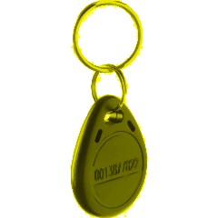 Брелок бесконтактный Bigtech EM-Marine чтение, с номером черный (100шт/уп) - фото 2