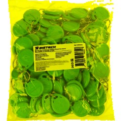 Брелок бесконтактный Bigtech Mifare Classic 1K, чтен,без ном син(100шт/уп) - фото 4