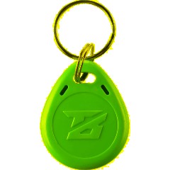 Брелок бесконтактный Bigtech EM-Marine чтение, с номером синий (100шт/уп)