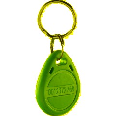 Брелок бесконтактный Bigtech EM-Marine чтение, с номером синий (100шт/уп) - фото 2