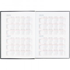 Ежедневник датированный 2026 АТТАСНЕ А4, 176л, 200х270мм, Каньон, синий - фото 7