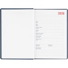 Ежедневник датированный 2026 Attache А5, 180л, 143х210мм, Сиам, синий - фото 6