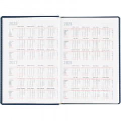 Ежедневник датированный 2026 Attache А5, 180л, 143х210мм, Сиам, синий - фото 7