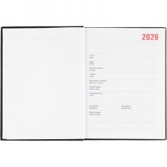 Ежедневник датированный 2026 АТТАСНЕ А4, 176л, 200х270мм, Каньон, черный - фото 6