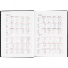 Ежедневник датированный 2026 АТТАСНЕ А4, 176л, 200х270мм, Каньон, черный - фото 7