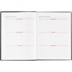 Ежедневник датированный 2026 АТТАСНЕ А4, 176л, 200х270мм, Каньон, черный - фото 8