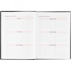 Ежедневник датированный 2026 АТТАСНЕ А4, 176л, 200х270мм, Каньон, черный - фото 9