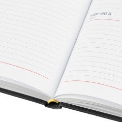 Ежедневник датированный 2026 АТТАСНЕ А4, 176л, 200х270мм, Каньон, черный - фото 16