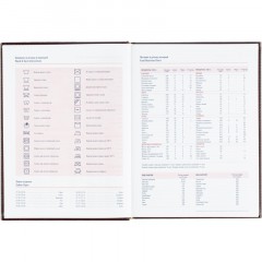 Ежедневник датированный 2026 АТТАСНЕ А4, 176л, 200х270мм, Каньон бордовый - фото 12