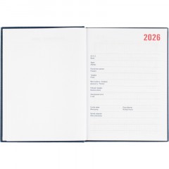 Ежедневник датированный 2026 АТТАСНЕ А4, 176л, 200х270мм, Сиам синий - фото 6