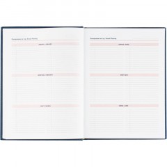 Ежедневник датированный 2026 АТТАСНЕ А4, 176л, 200х270мм, Сиам синий - фото 8