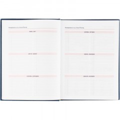 Ежедневник датированный 2026 АТТАСНЕ А4, 176л, 200х270мм, Сиам синий - фото 9