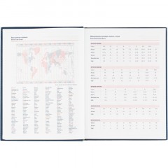 Ежедневник датированный 2026 АТТАСНЕ А4, 176л, 200х270мм, Сиам синий - фото 11