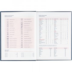 Ежедневник датированный 2026 АТТАСНЕ А4, 176л, 200х270мм, Сиам синий - фото 12