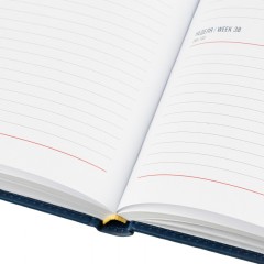 Ежедневник датированный 2026 АТТАСНЕ А4, 176л, 200х270мм, Сиам синий - фото 16