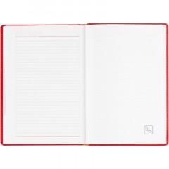 Ежедневник датированный 2026 АТТАСНЕ А5, 180л, 143х210мм, Сиам красный - фото 15