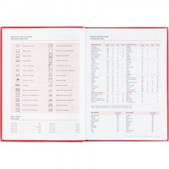 Ежедневник датированный 2026 АТТАСНЕ А4, 176л, 200х270мм, Сиам красный - фото 12