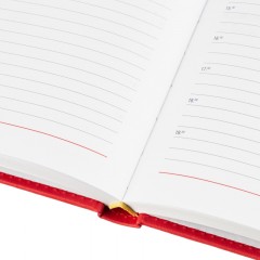 Ежедневник датированный 2026 АТТАСНЕ А4, 176л, 200х270мм, Сиам красный - фото 16