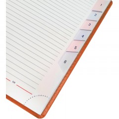 Ежедневник датированный 2026 АТТАСНЕ А5, 180л, 143х210мм, Сиам оранжевый - фото 5