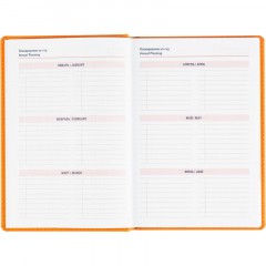 Ежедневник датированный 2026 АТТАСНЕ А5, 180л, 143х210мм, Сиам оранжевый - фото 8