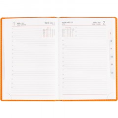 Ежедневник датированный 2026 АТТАСНЕ А5, 180л, 143х210мм, Сиам оранжевый - фото 13