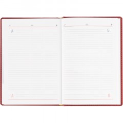 Ежедневник датированный 2026 АТТАСНЕ А5, 180л, 143х210мм, Сиам бордовый - фото 16